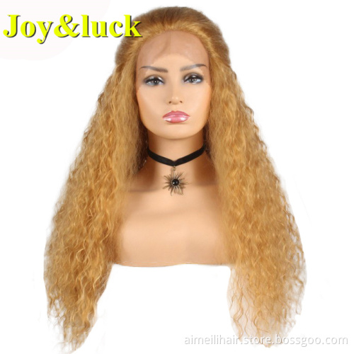 Wholesale Prices Front Lace Women Wig Long Soft Fashion Style For Party Synthetic Wig Natural Grey Kinky Curl Ladies Hair Wigs